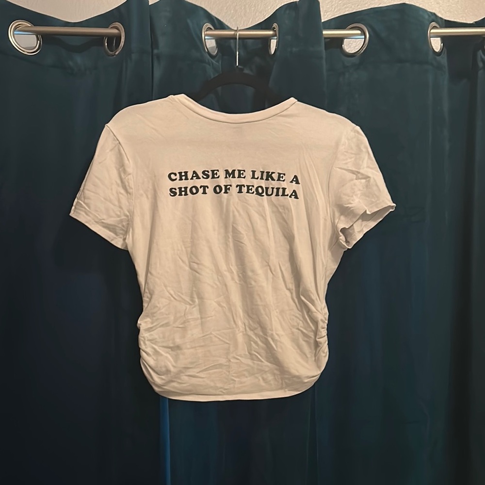 Windsor White Tee with Black Text